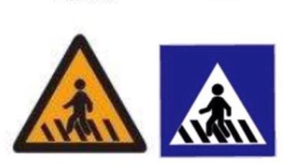 最容易記混的交通標牌。分不清的話,兩本駕照都不夠扣分。